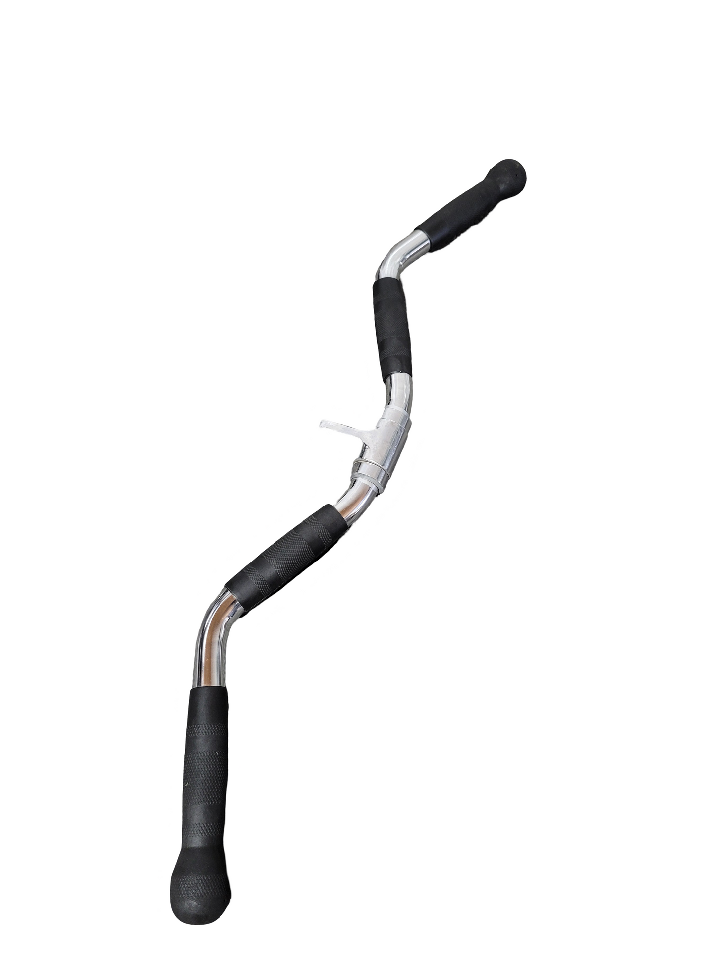 Accessoire barre curl pour utilisation sur machines à poulies.