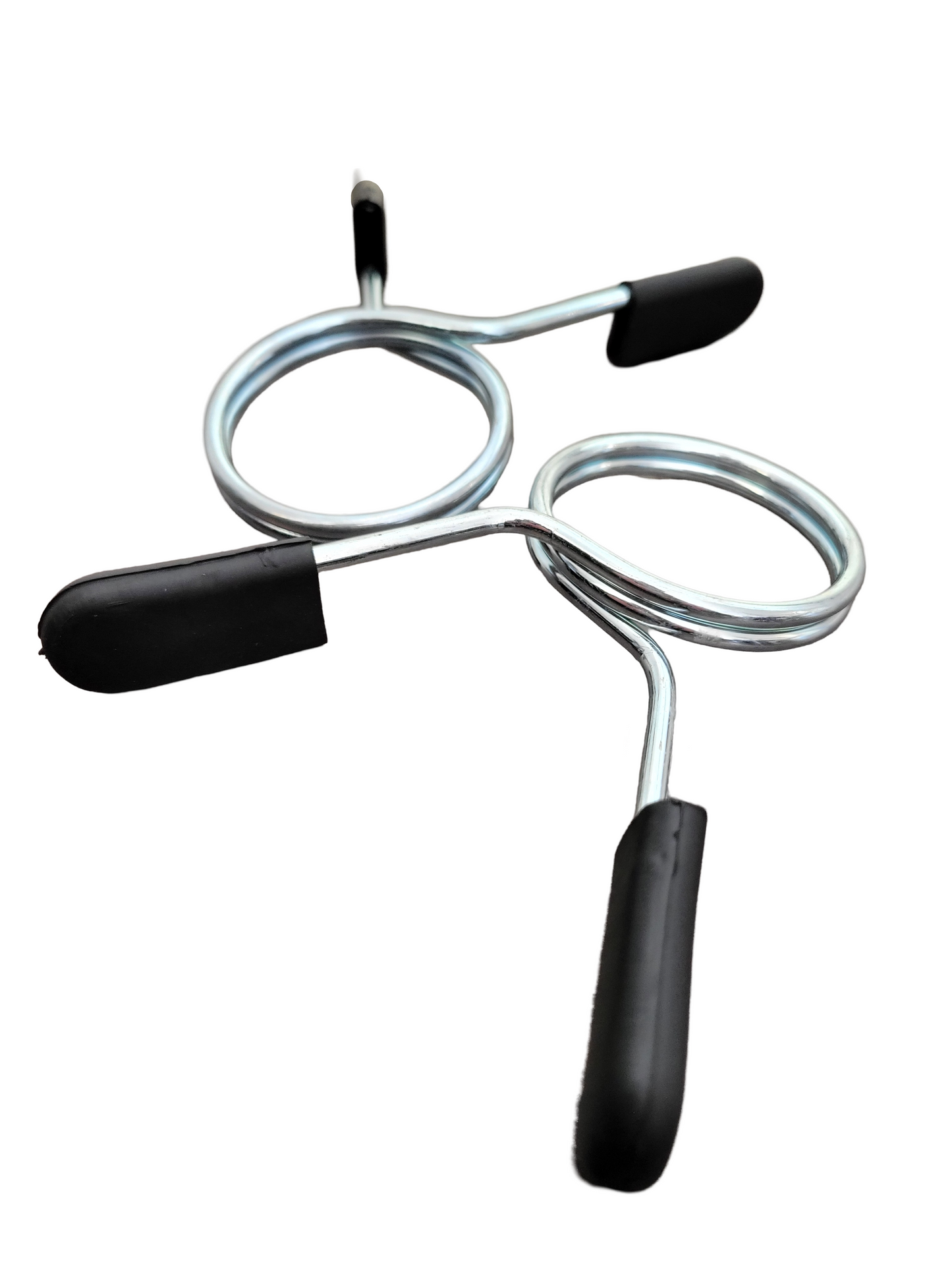 Barrures de sécurité pour barres olympiques de 2 pouces. Paire de collets à ressorts en acier.