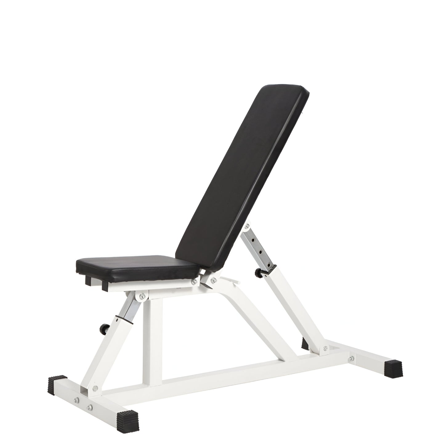 Banc d’entraînement ajustable standard, inclinable et durable pour exercices de musculation variés.