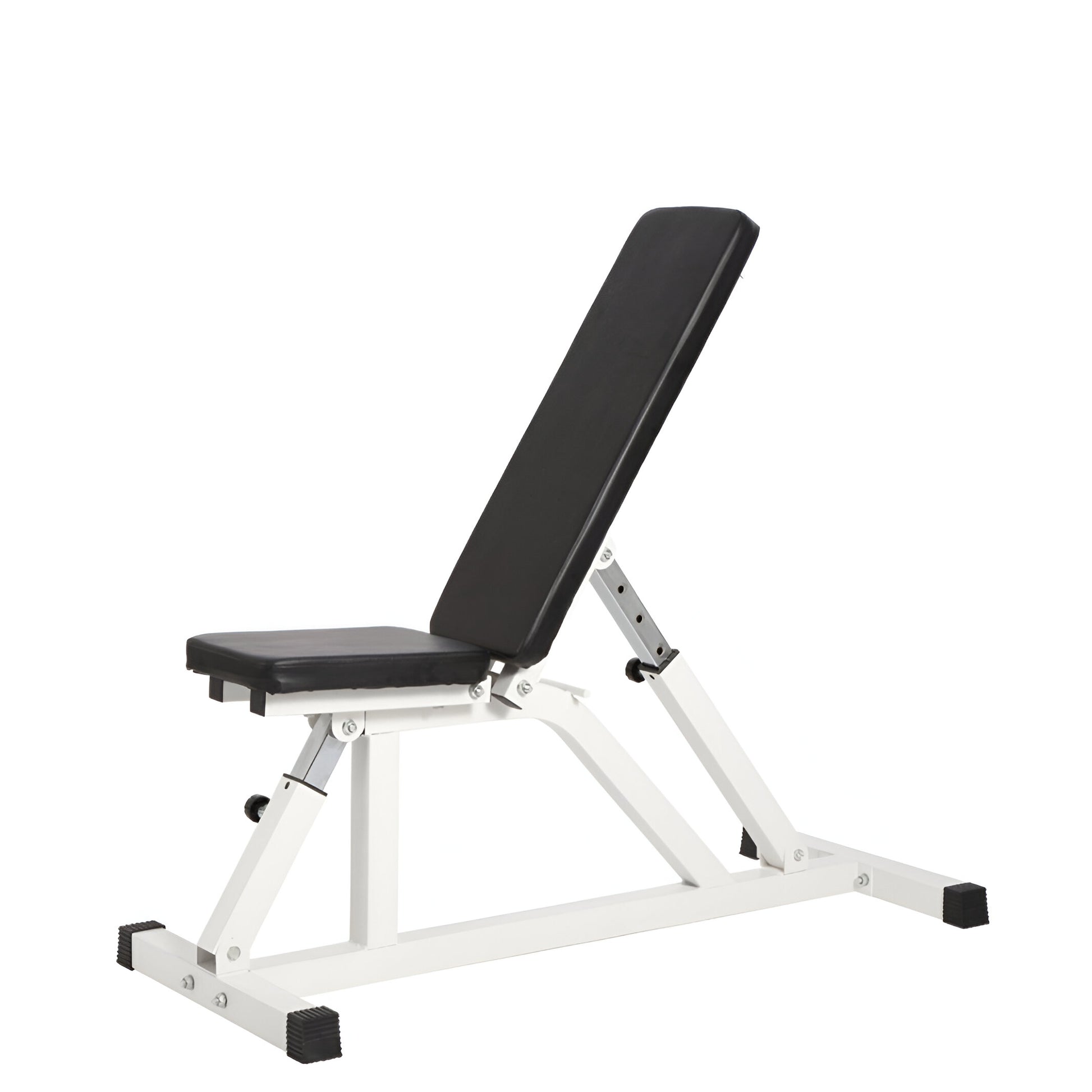 Banc d’entraînement ajustable standard, inclinable et durable pour exercices de musculation variés.