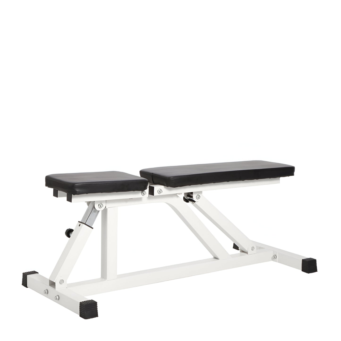Banc d’entraînement ajustable standard, inclinable et durable pour exercices de musculation variés.