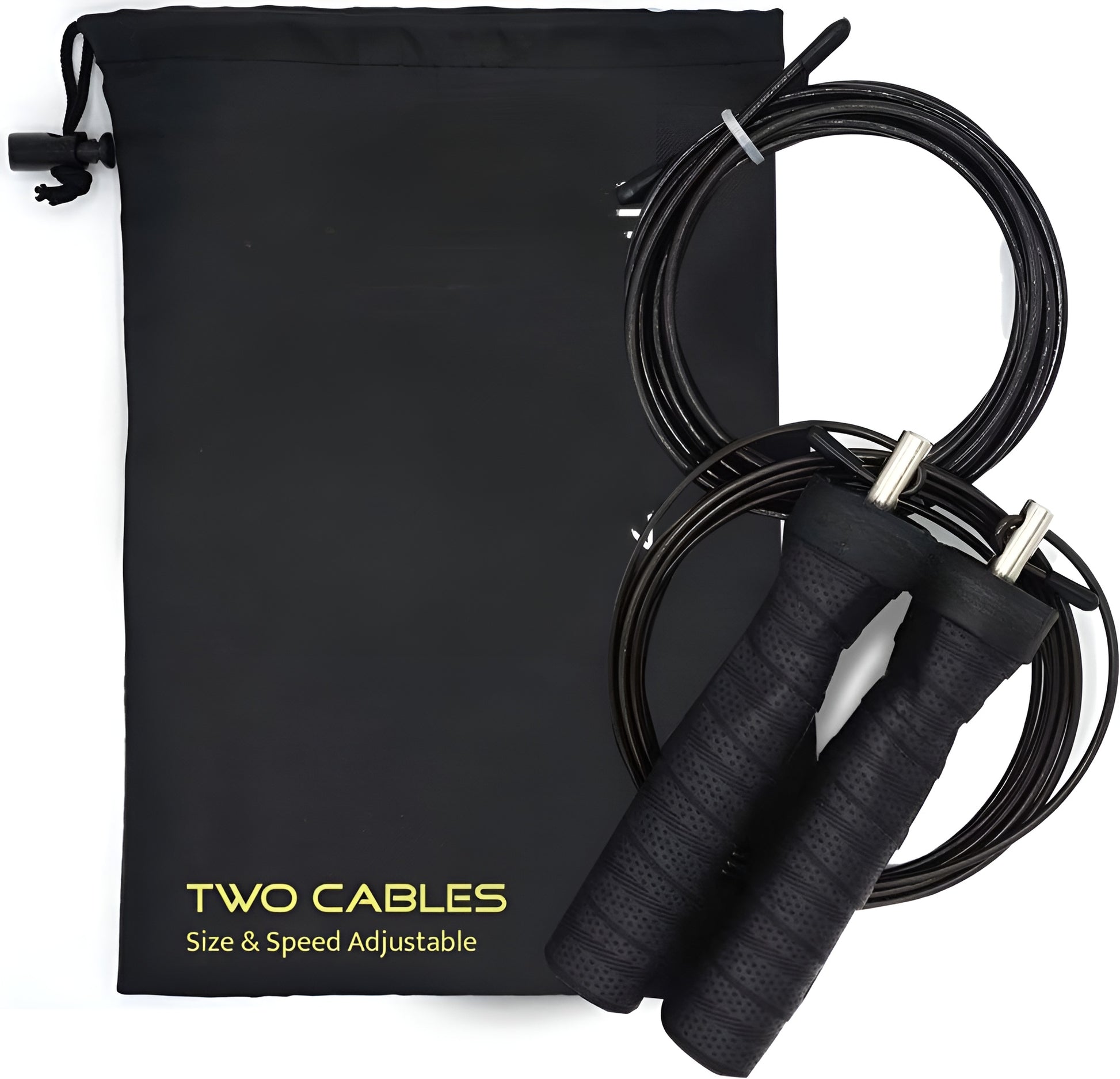 Accessoire fitness corde à sauter portable avec sac de transport