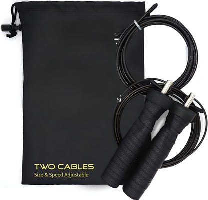 Accessoire fitness corde à sauter portable avec sac de transport