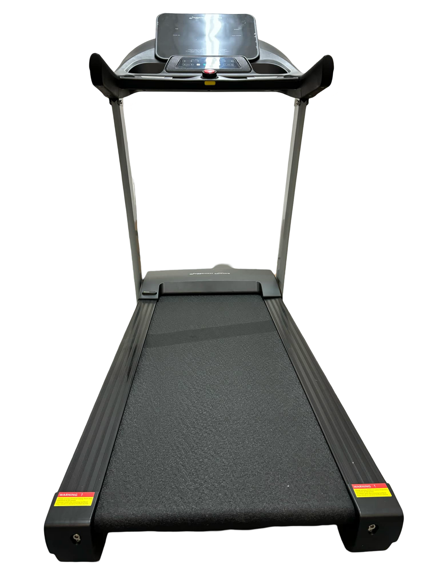 Intégralité de la courroie et surface de course du tapis CompactPro, une surface avec capcité d'absorption des chocs.