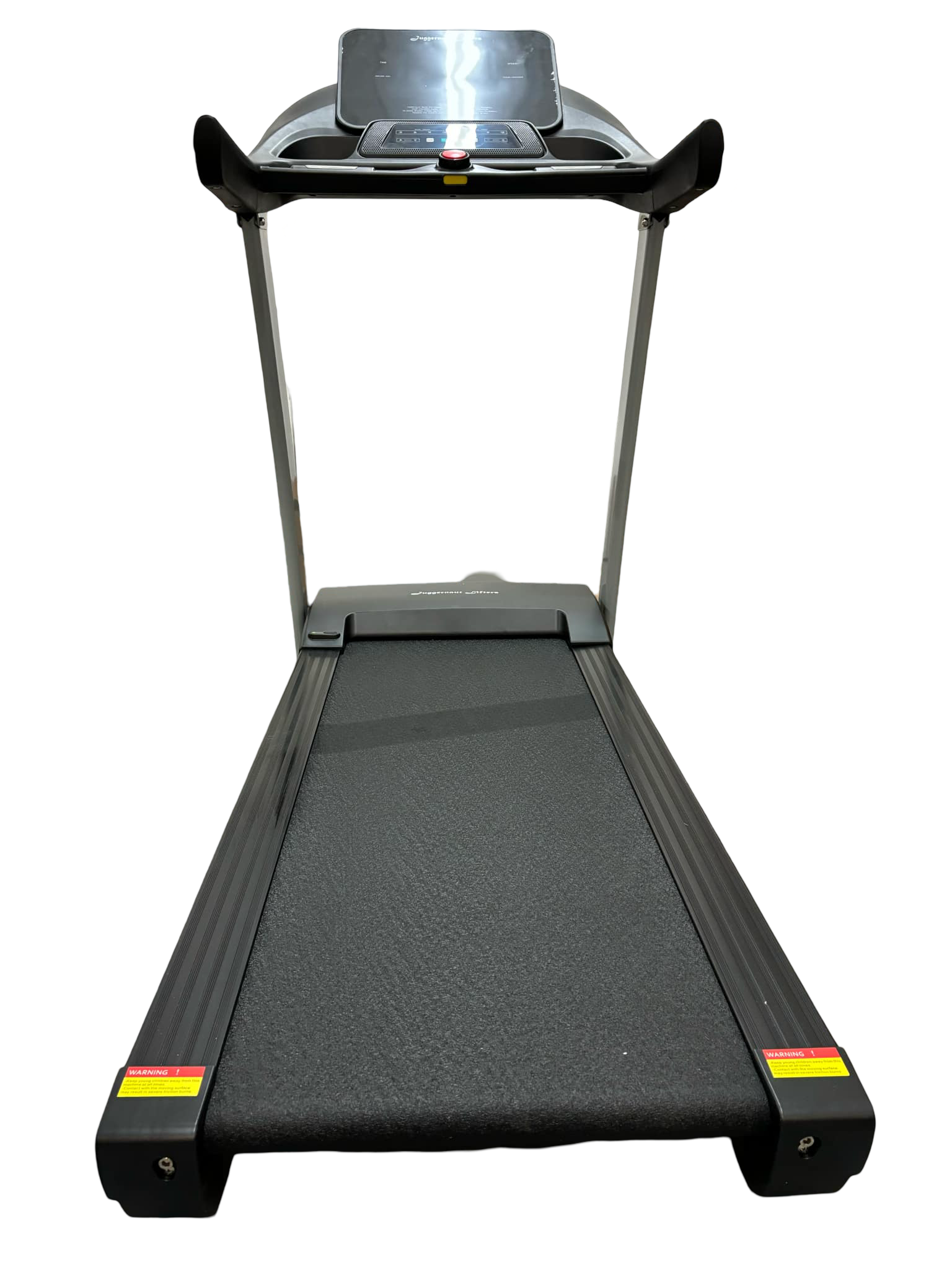 Intégralité de la courroie et surface de course du tapis CompactPro, une surface avec capcité d'absorption des chocs.