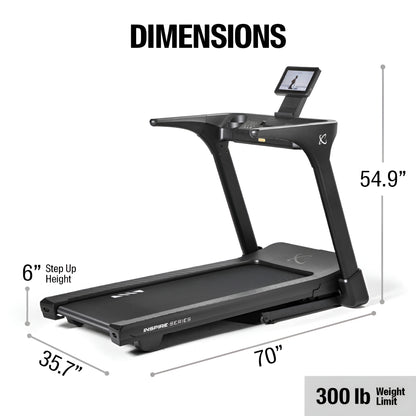 Tapis roulant avec inclinaison motorisée jusqu’à 12 % et moteur 3.0 HP