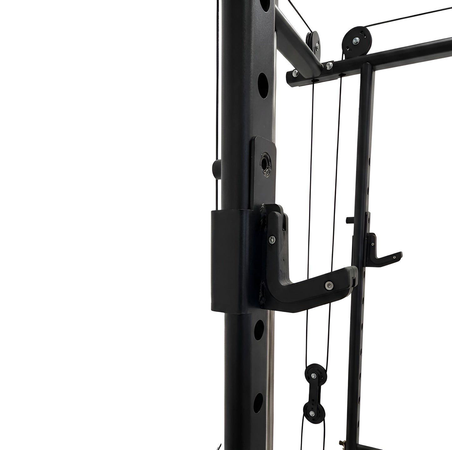 Sécurisez votre barre à n'importe quelle hauteur pour des squats et des développés couchés sans risque.