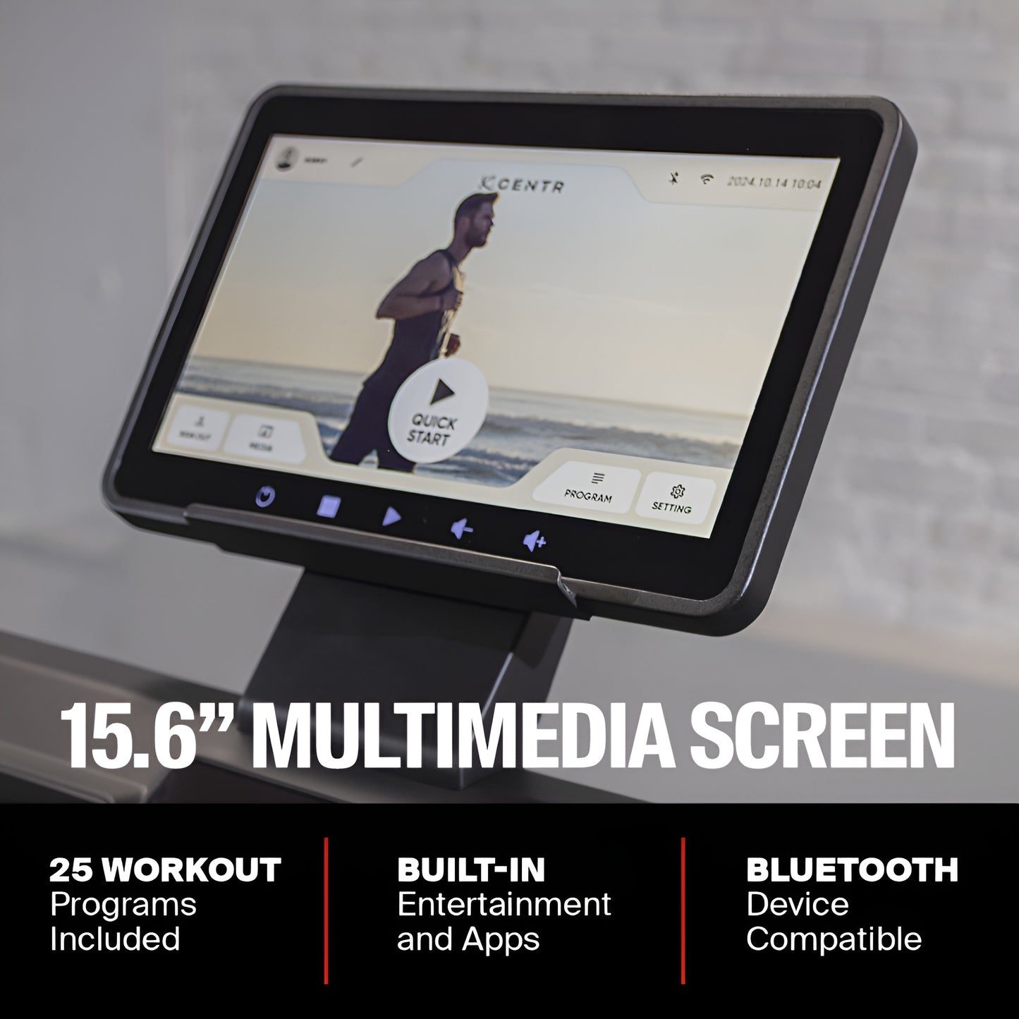Écran interactif Inspire T5s avec programmes d'entraînement