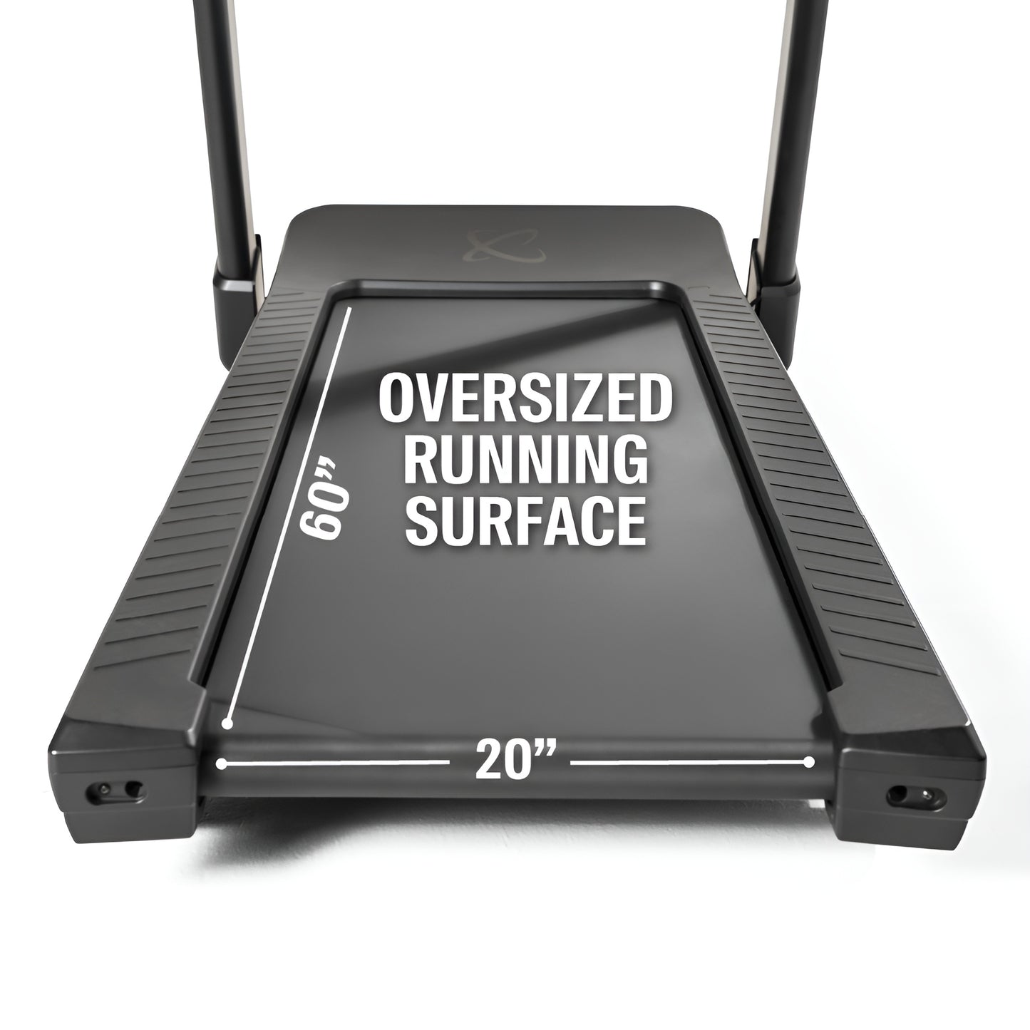 Surface de course large du tapis roulant Inspire T5s
