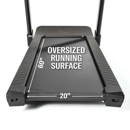 Surface de course large du tapis roulant Inspire T5s
