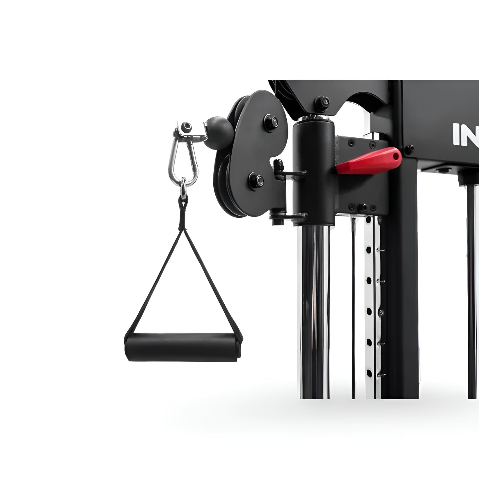 Système de poulies réglables sur 30 positions du Functional Trainer Inspire FTX