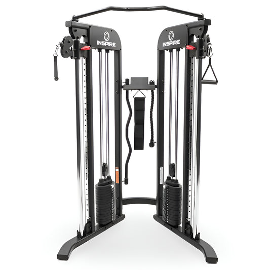 Functional Trainer Inspire FTX noir mat avec double colonne de poids 165 lb et barre de traction intégrée