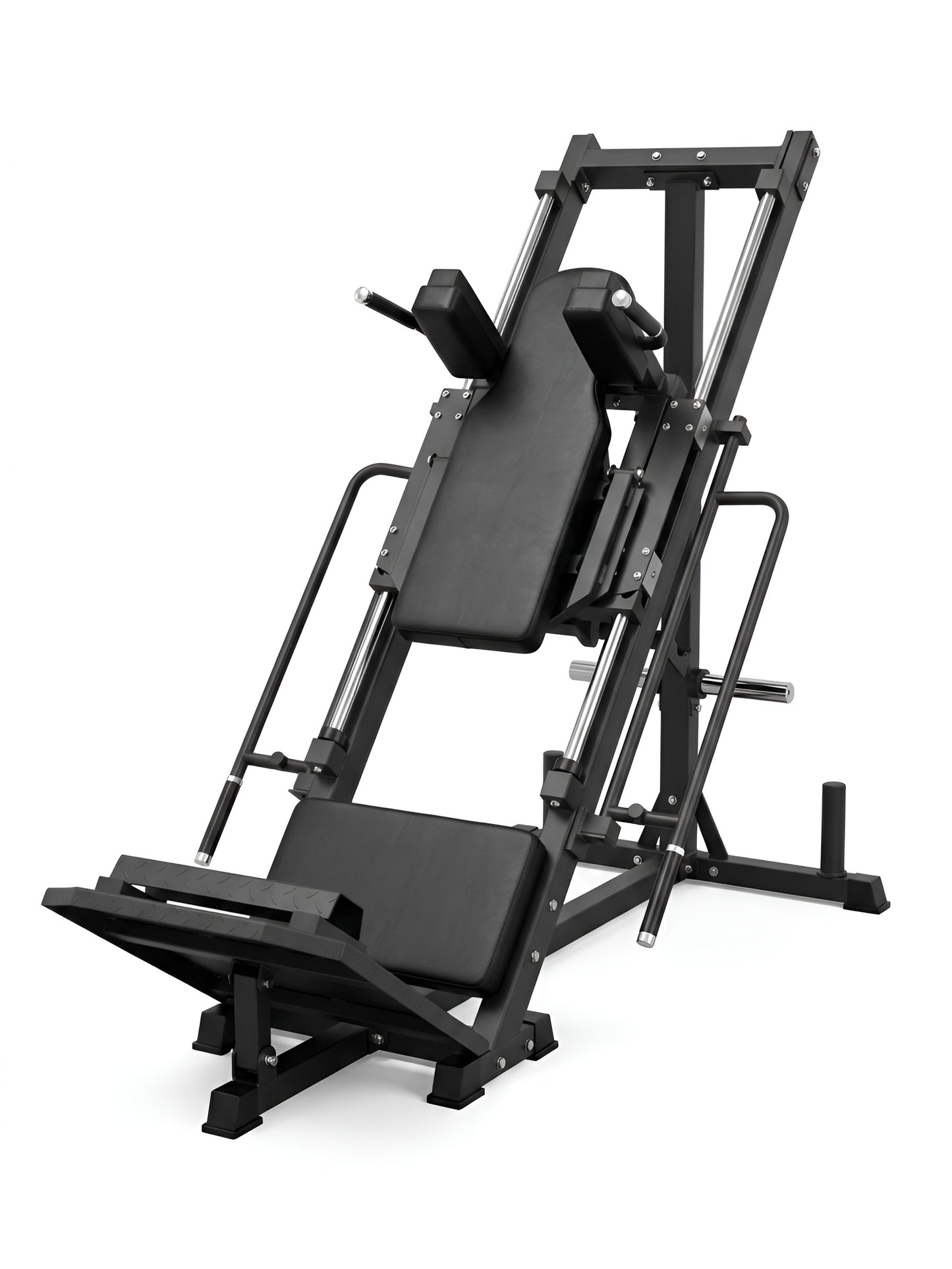 Machine combinée Leg Press et Hack Squat HALT3R Fitness, conçue pour un entraînement complet des jambes en salle de gym.