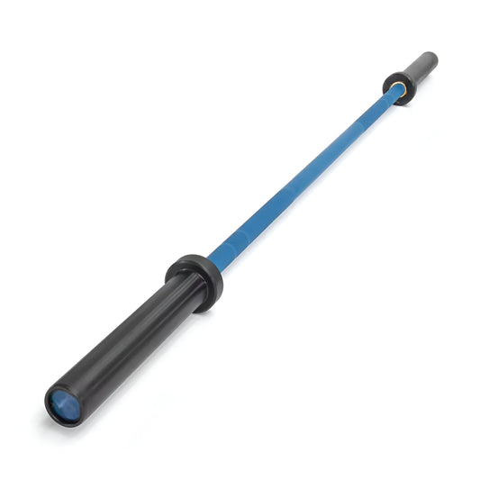 Intégralité d'une barre bleue avec les manches noires.