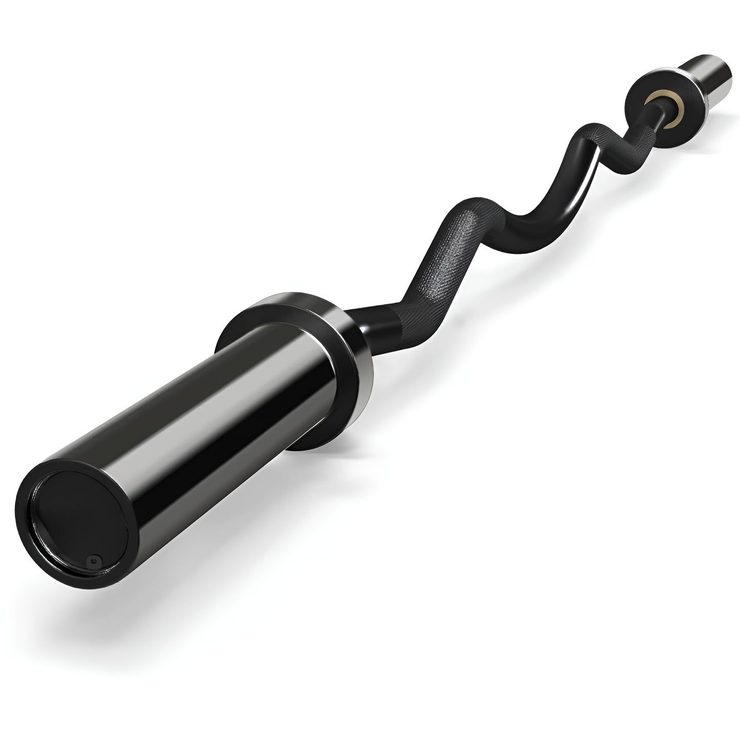 Barre EZ curl noire 5 pieds pour entraînement des bras HALT3R Fitness
