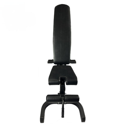 Détail du cadre en acier industriel robuste du banc de musculation HALT3R pour charges lourdes.