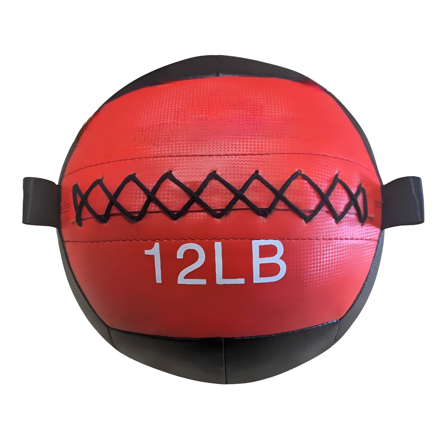 Wall Ball HALT3R 12 lbs rouge. Conçu pour résister aux impacts répétés. Parfait pour ton home gym.